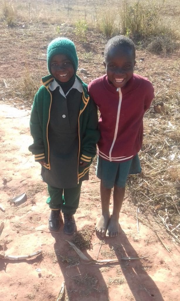 Ronika and her cousin Nokutenda